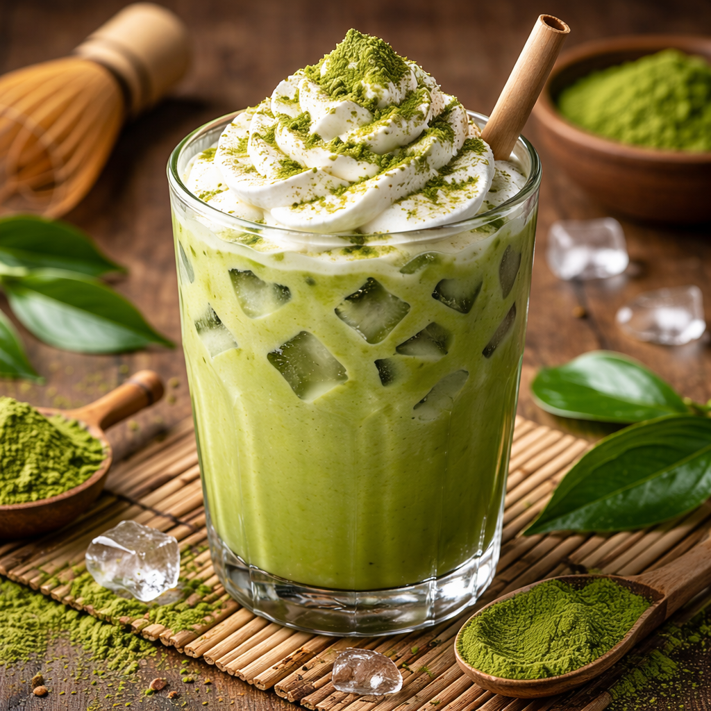 Ice Green Tea Latte